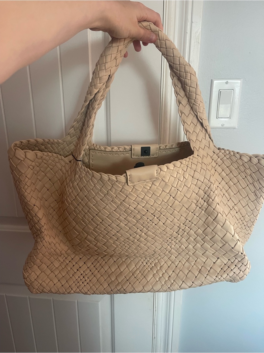FALOR Large Tote Bag in Beige - Never worn with tags